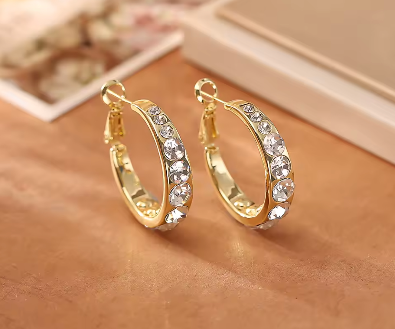 Super Sparkling Diamond-Style Earrings for Women