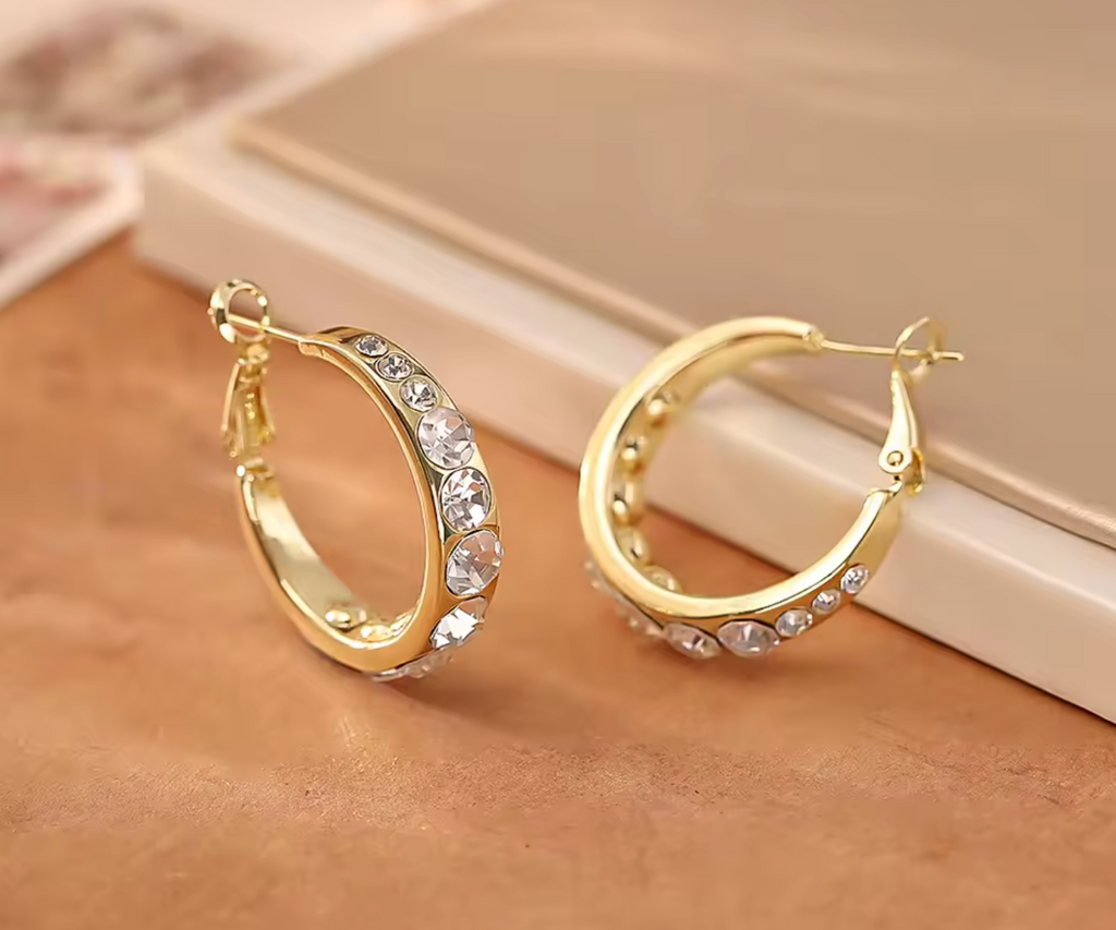 Super Sparkling Diamond-Style Earrings for Women