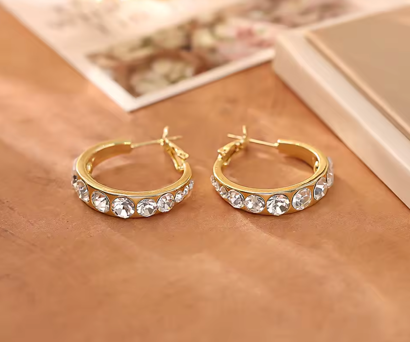 Super Sparkling Diamond-Style Earrings for Women
