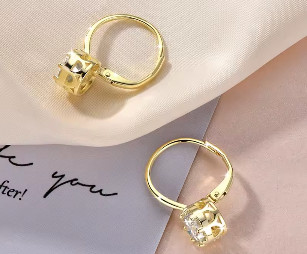 Moissanite Diamond Earrings for Women
