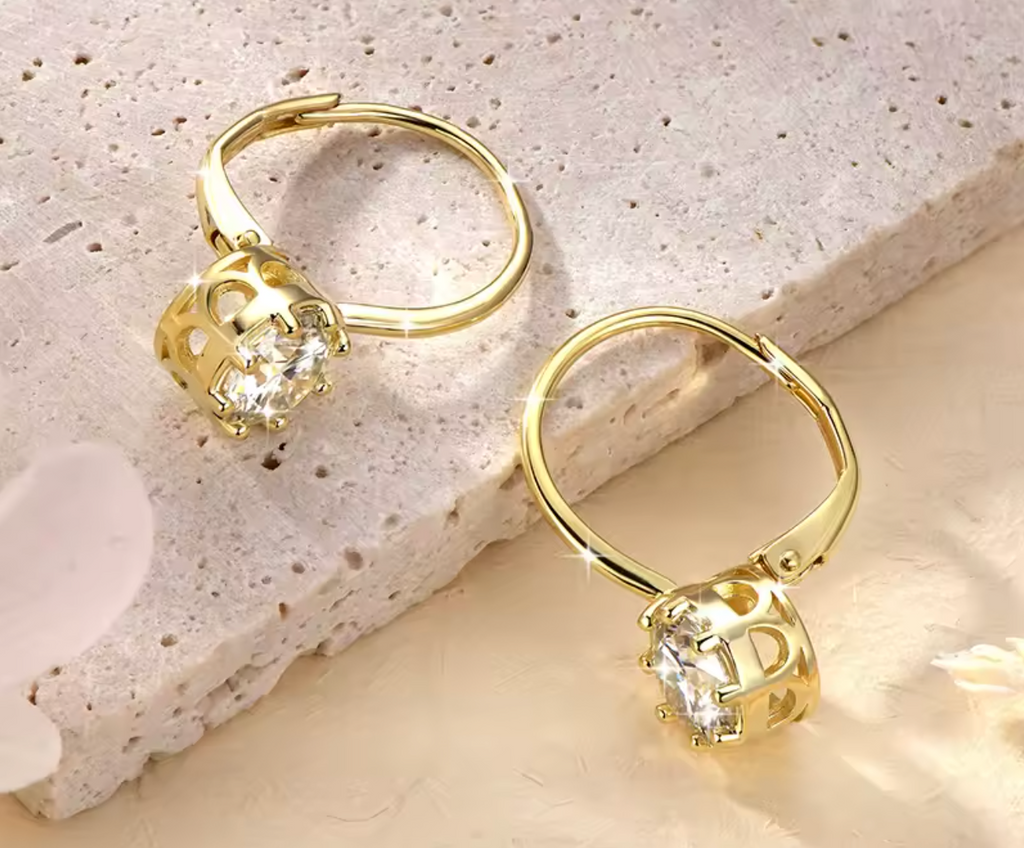 Moissanite Diamond Earrings for Women