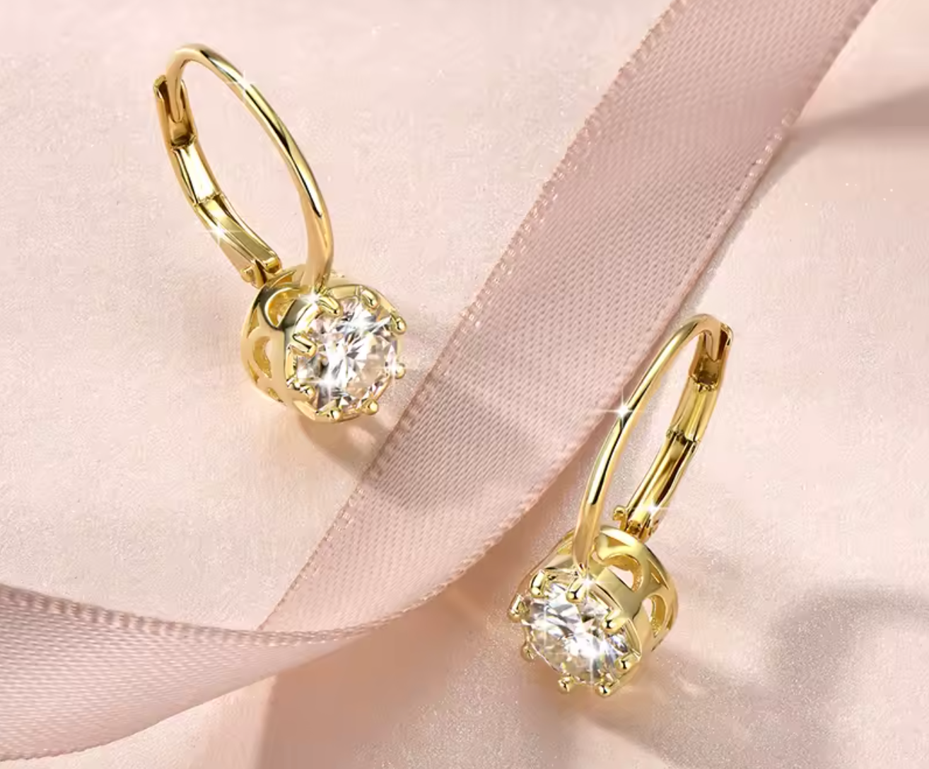 Moissanite Diamond Earrings for Women
