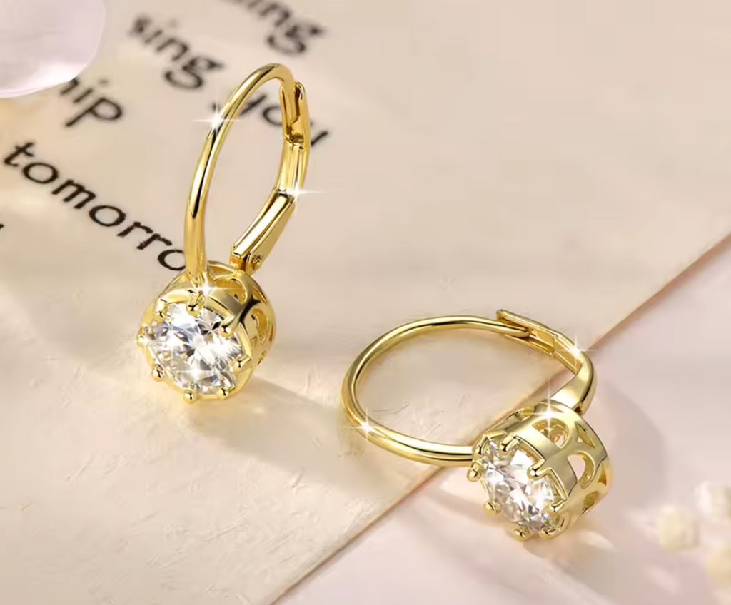 Moissanite Diamond Earrings for Women