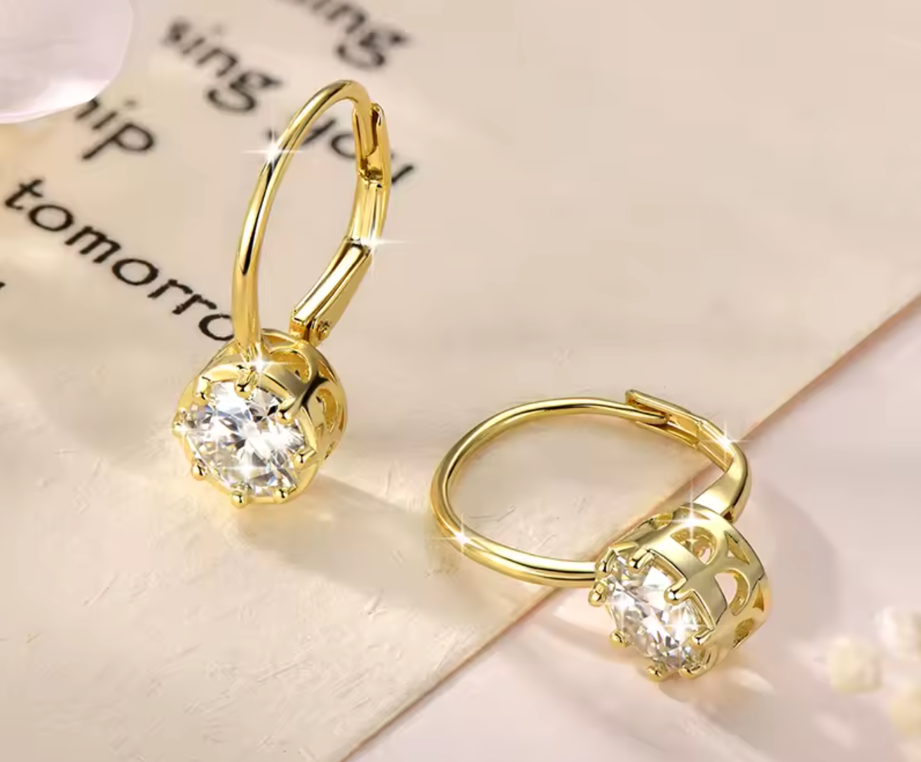 Moissanite Diamond Earrings for Women
