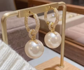 Luxury Dainty Pearl Drop Earrings for Women